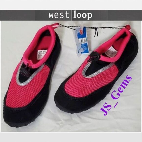 NWT Bright Pink Water Shoes - Picture 1 of 16